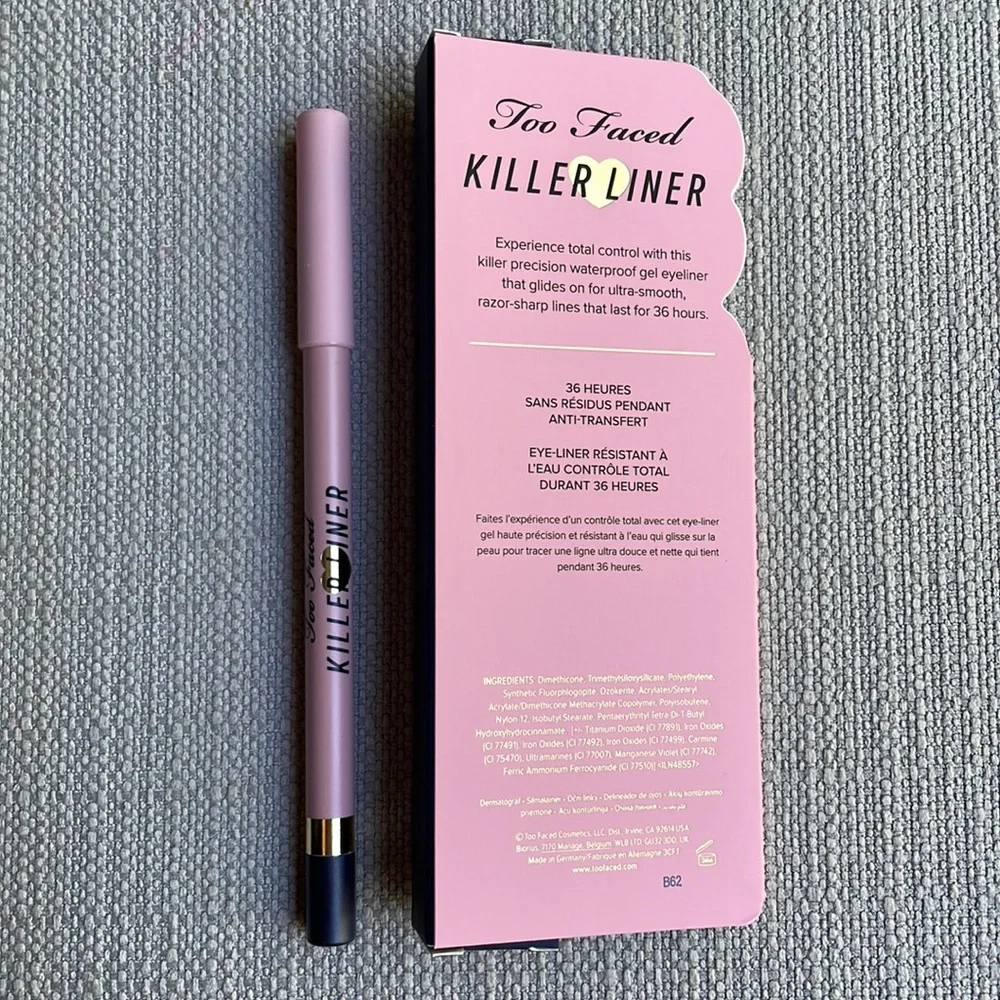 Too Faced Killer Liner 36 Hour Waterproof Gel Eyeliner - Killer Sapphire